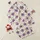 Women's Whimsical Hand-Drawn Vibrant Purple Burnt Orange Floral Art Pattern Satin Pajamas Set - 1