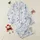 Coastal Living Admirers' White Cerulean Toile Coastal Scene Palm Tree Sailboat Seashell Coral Motif Satin Pajamas Set - 1