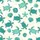 Women's Graphic Hand-Drawn Teal Aqua Sea Turtle Seashell Starfish Pattern Satin Pajamas Set - 2