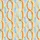 Cozy Style Enthusiasts' Sky Blue Rib-Knit Warm Orange Swirls & Cool Blue Snowflake Flat Pattern Satin Pajamas Set - 2