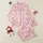 Women's Delicate Pale Blush Pink Pearl Heart Hot Pink Bow Ribbon Pattern Satin Pajamas Set - 1