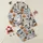 Women's Light Grey Whimsical Cartoon Halloween Jack-o'-lantern Bat Ghost Spiderweb Pattern with Orange & Black Accents Satin Pajamas Set - 1
