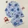 Women's Elegant Cobalt Blue & Sky Blue Peony Acanthus Illustrative Floral Vine Pattern with Crisp Black Outlines Satin Pajamas Set - 1