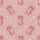 Women's Dusty Rose Pink Muted Rose Playful Cartoon Bear, Off-White Heart & Star Pattern Satin Pajamas Set - 2