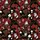 Women's Black Crimson Gold White Queen of Spades Interwoven Card Collage Pattern Satin Pajamas Set - 2