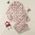 Women's Pale Pink Whimsical Gingerbread Men Emerald Green Christmas Tree Candy Cane Pattern Satin Pajamas Set - 1