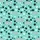 Moms' Vibrant Aquamarine Playful Paw Print 'Mom' Text & Hearts Design Satin Pajamas Set - 2
