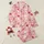 Women's Whimsical Hand-Drawn Pastel Pink Pumpkin Ghost Bat Spiderweb Pattern with Magenta & Fuchsia Accents Satin Pajamas Set - 1