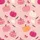 Women's Whimsical Hand-Drawn Pastel Pink Pumpkin Ghost Bat Spiderweb Pattern with Magenta & Fuchsia Accents Satin Pajamas Set - 2