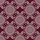 Women's Elegant Vintage White Lace Medallion Floral Burgundy Design Satin Pajamas Set - 2