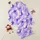 Women's Dreamy Lavender Violet White Blush Pink Abstract Fluid Watercolor Pattern Satin Pajamas Set - 1