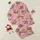 Women's Whimsical Bubblegum Pink Leopard Print with Playful Tawny & Black Rosette Pattern Satin Pajamas Set - 1