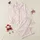 Women's Soft Blush Pink Tone-on-Tone Serene Minimalist Botanical Pattern Satin Pajamas Set - 1