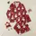 Women's Vibrant Red Cheerful Snowman, White Snowflake, Holly & Bird Festive Winter Scene Satin Pajamas Set - 1