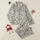 Women's Abstract Geometric Interlocking Shapes Light Grey White Black Warm Beige Flat Graphic Satin Pajamas Set - 1