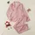 Women's Muted Blush Pink Dusty Rose Minimalist Abstract Organic Petals Satin Pajamas Set - 1