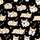 Corgi Lovers' Whimsical Black Sleepy Cartoon Tan & White Corgi Pattern with Pink Hearts & Zzz Text Satin Pajamas Set - 2