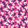 Women's Dynamic Organic Amoeba Abstract Camouflage Blush Pink Fuchsia Eggplant Pattern Satin Pajamas Set - 2