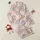 Women's Whimsical Fluffy Baby Highland Cows, Pink Daisies, Rose Blossoms, Fuchsia Butterflies on Pale Rose Pink Satin Pajamas Set - 1