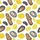 Women's Earthy Brown Oyster Shells & Zesty Yellow Lemon Slice White Illustrative Pattern Satin Pajamas Set - 2