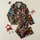 Folk Art Enthusiasts' Vibrant Multi-Color Calavera Mariachi & Marigold Folk Art Pattern Satin Pajamas Set - 1