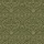 Women's Deep Olive Golden-Tan Intricate Scrolling Vine Leaf Floral Damask Pattern Satin Pajamas Set - 2