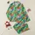 Women's Painterly Emerald Green Ocean Reef with Terracotta Turtles, Pink & Purple Coral, Indigo Urchins Pattern Satin Pajamas Set - 1