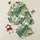 Nature Lovers' Hand-Drawn Tropical Botanical Emerald Sage Ochre Leaf Pattern Satin Pajamas Set - 1