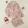 Women's Cozy Fuzzy Hearts All-Over Pattern in Muted Dusty Rose Salmon & Soft Plaid on Cream Satin Pajamas Set - 1