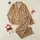 Women's Naturalistic Leopard Spot Seamless Print with Camel Beige, Caramel Brown Rosettes, Espresso Outlines Satin Pajamas Set - 1