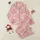 Women's Elegant Chinoiserie Toile Pale Blush Pink Dusty Rose East Asian Pagoda Landscape Satin Pajamas Set - 1