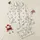 Women's Creamy Off-White & Black Delicate Illustrative Butterfly Botanical Sprig Pattern Satin Pajamas Set - 1