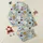 Women's Light Blue Illustrative Breakfast Pattern: Golden Eggs, Crispy Bacon, Pancakes & Coffee Satin Pajamas Set - 1