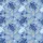 Women's Dusty Blue Hand-Drawn Sapphire Sky Sea Turtle & Sandy Beige Coral Design Satin Pajamas Set - 2