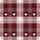 Women's Classic Wine Red Dusty Rose White Tartan Plaid With Graphic Heart Accents Satin Pajamas Set - 2