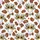 Boho Western Lovers' Hand-Drawn Bone-White Cow Skulls, Golden Sunflowers, Wildflowers & Burnt Umber Spots Satin Pajamas Set - 2
