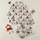 Women's Festive Off-White Cartoon Reindeer, Teal Santa Hats, Holly, Golden Bells, & 'Merry & Bright' Text Pattern Satin Pajamas Set - 1