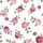 Women's Elegant Hand-Drawn Rose Floral Pattern with Pink Fuchsia Crimson Blooms & Olive Foliage Satin Pajamas Set - 2