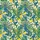 Women's Elegant Illustrative Teal Royal Blue Peacock Lemon Tropical Foliage Satin Pajamas Set - 2