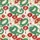 Women's Emerald Green Chinese Dragons Red Hand Fans Lanterns Gold Cloud Wisps Cream-Beige Traditional Illustrative Pattern Satin Pajamas Set - 2