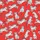 Women's Vibrant Red White Tiger Cartoon Hand-Drawn Bold Outline Dynamic Pattern Satin Pajamas Set - 2