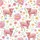 Kids' Whimsical Highland Cow Calf Dusty Rose Watercolor Peonies Buttercups Pattern Satin Pajamas Set - 2