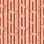 Vibrant Style Lovers' Alternating Red-Orange Peach Vertical Striped Whimsical Cheetahs Satin Pajamas Set - 2