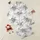 Women's Serene East Asian Ink Wash Grey Mountain Bamboo Cherry Blossom Print Satin Pajamas Set - 1