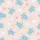 Women's Whimsical Light Pink Undersea Pattern with Blue Teal Sea Turtles, Peach Starfish & White Shells Satin Pajamas Set - 2