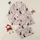 Women's Pastel Pink Whimsical Dog Black White Speckled Puppy All-Over Print with Colorful Bow Accents Satin Pajamas Set - 1