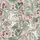 Women's Muted Pink Illustrative White Tiger Jungle Botanical Repeat Pattern Satin Pajamas Set - 2