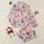Women's Whimsical Pastel Pink Patchwork Leopard Polka Dot Stripe Floral & Sunglasses Pattern with Bright Circles Satin Pajamas Set - 1