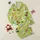 Dog Lovers' Whimsical Dogs Patterned Clothing Lime Green Polka Dot Stripe Floral Print Satin Pajamas Set - 1