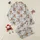 Women's Seamless Light Heather Grey Warm Brown Teddy Bear Moon Star Sleepytime Pattern Satin Pajamas Set - 1